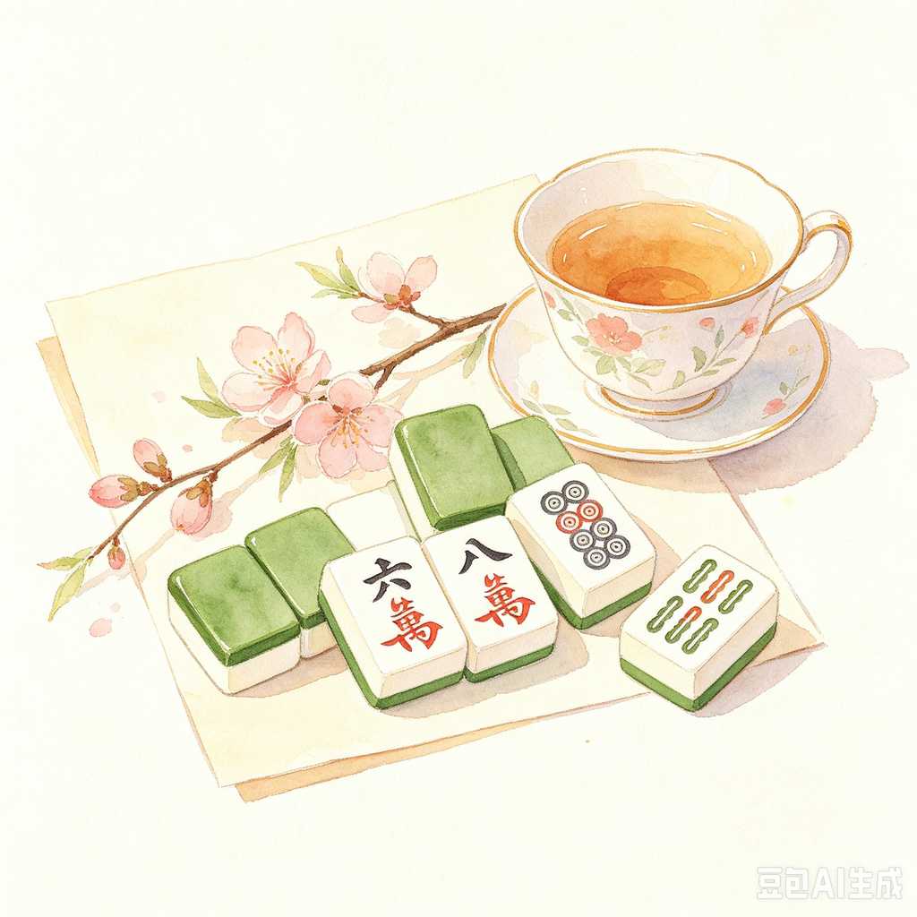 custom art mahjong set