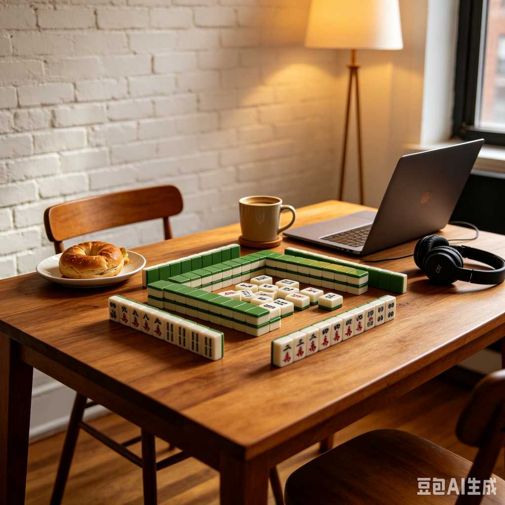 mahjong tile pushers and racks set