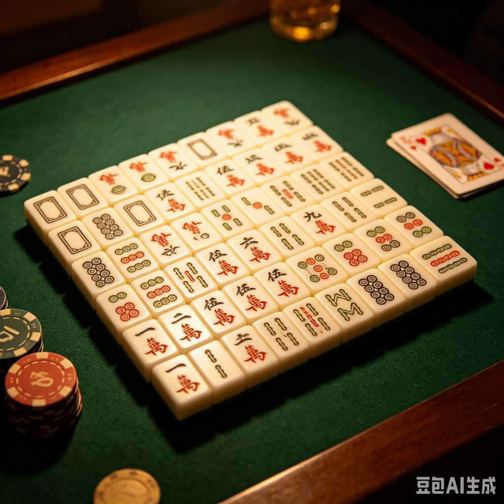 smooth print surface mahjong tiles