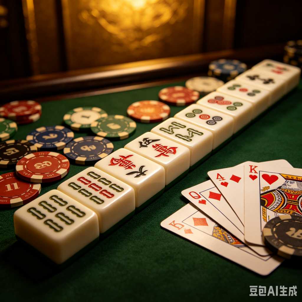 wooden mahjong set